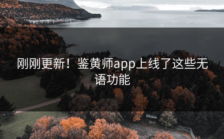 刚刚更新！鉴黄师app上线了这些无语功能